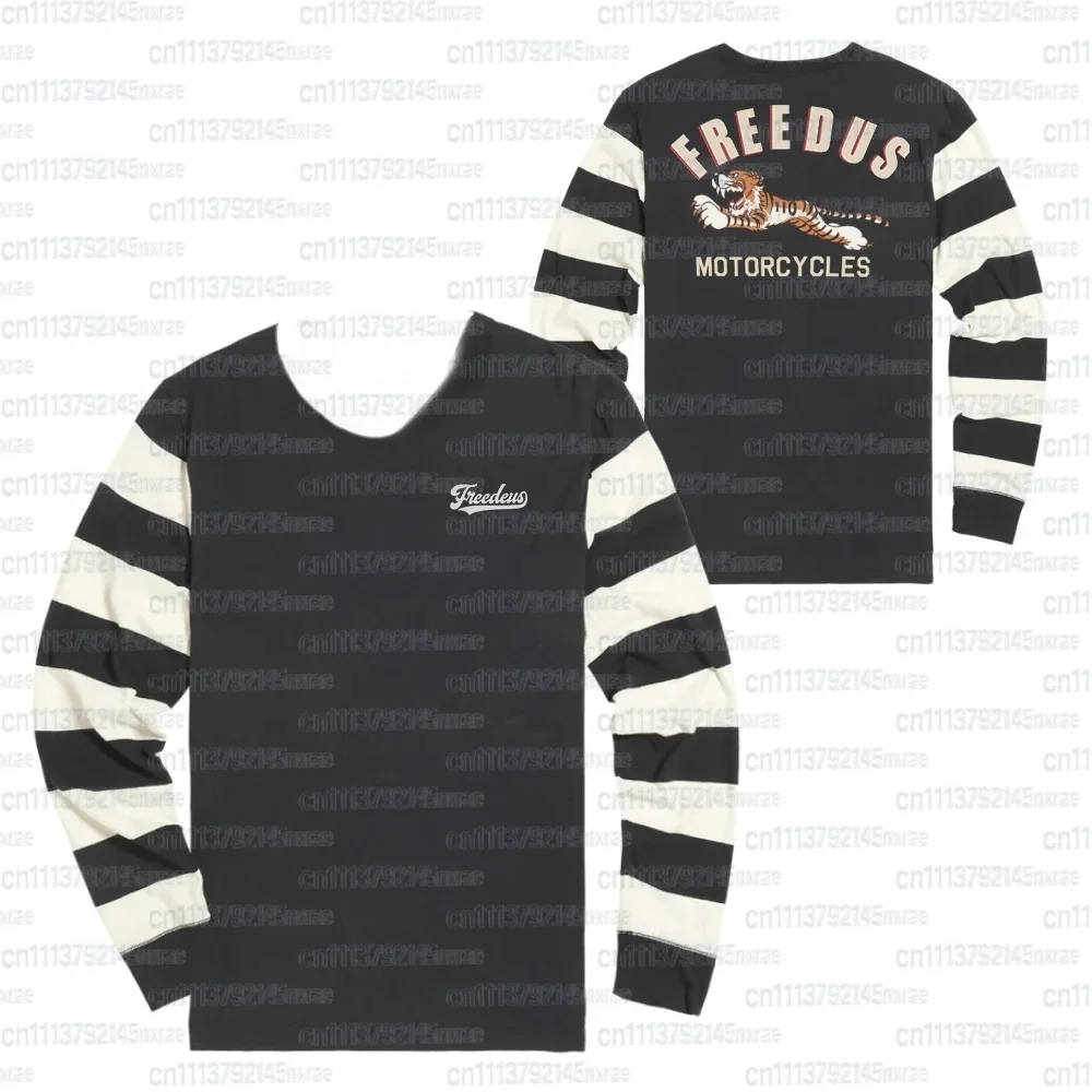Freedeus Classic Motocross Langarm-Motorradbekleidung Fahrrad MTB T-Shirt Radtrikot Downhill Mountain Family Match – Detail 9