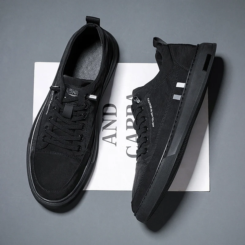 

Мужская повседневная кожаная обувь. Удобные парусиновые кроссовки для прогулок и занятий спортом.