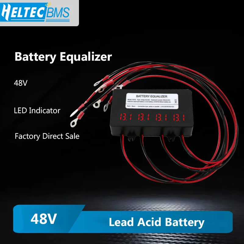 

48V battery equalizer battery balancer for 4pcs 12V battery connected in series for 48V battery system solar system