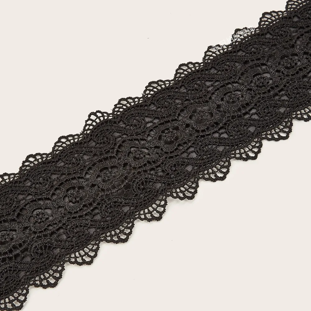 Cintura in vita in morbido pizzo stile Boho Cintura larga con papillon Cintura stretta avvolgente in vita con corsetto per abiti