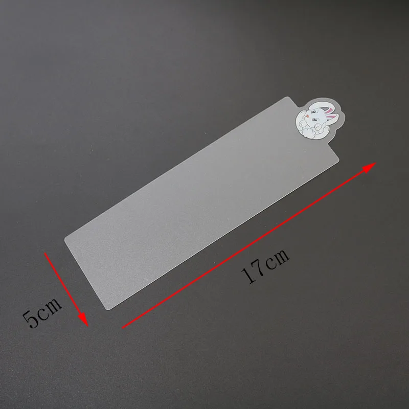 12pcs/Package Tape Dispensing Board DIY And Paper Tape Dispensing Piece 5*15cm Frosted Board Thickening Rounded Corners