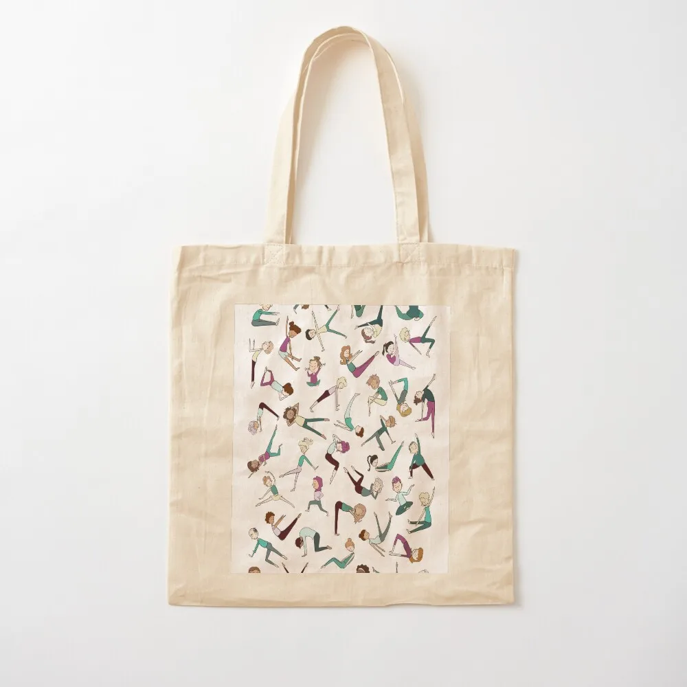 بيلاتيس الناس حمل حقيبة المتسوق حمل حقيبة شاشة قماش ستوتي حقيبة أكياس النساء الفاخرة #2