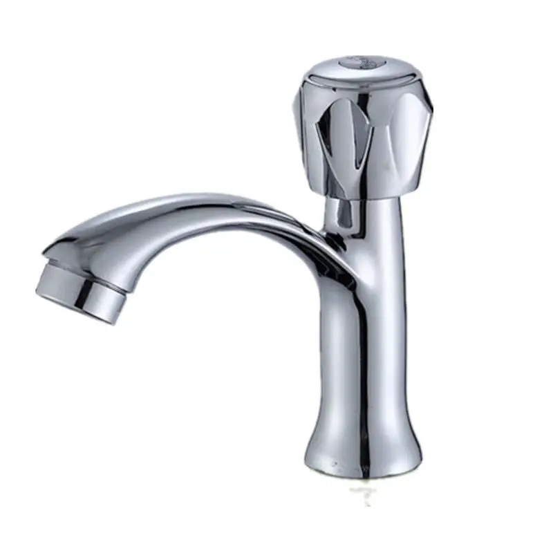 

Four corner vertical vegetable basin kitchen basin faucet single cold water nozzle