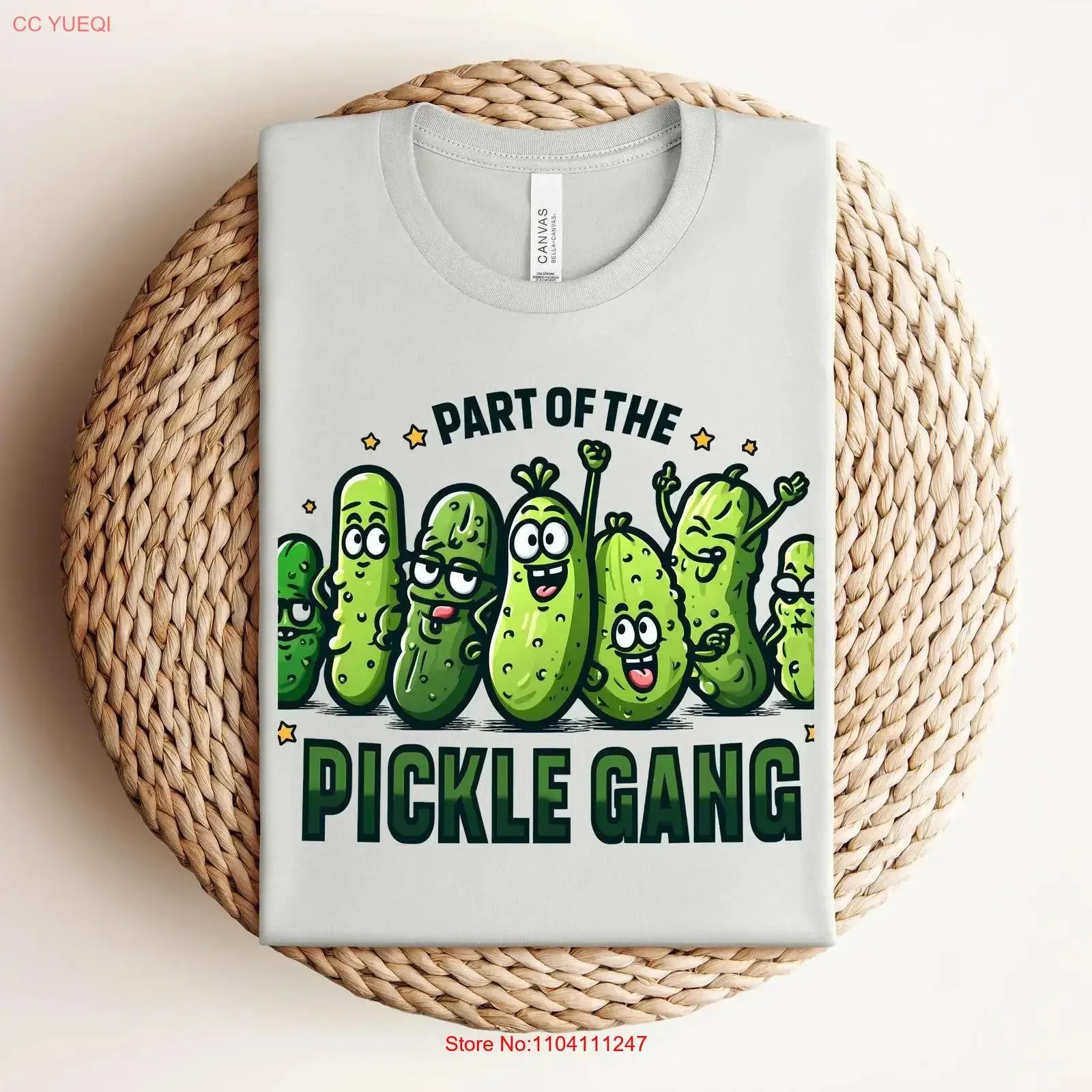 Funny Pickle T Shirt Lover Gang Foodie Obsessed Unique for Him or Her vintage Washed Breathable streetwear