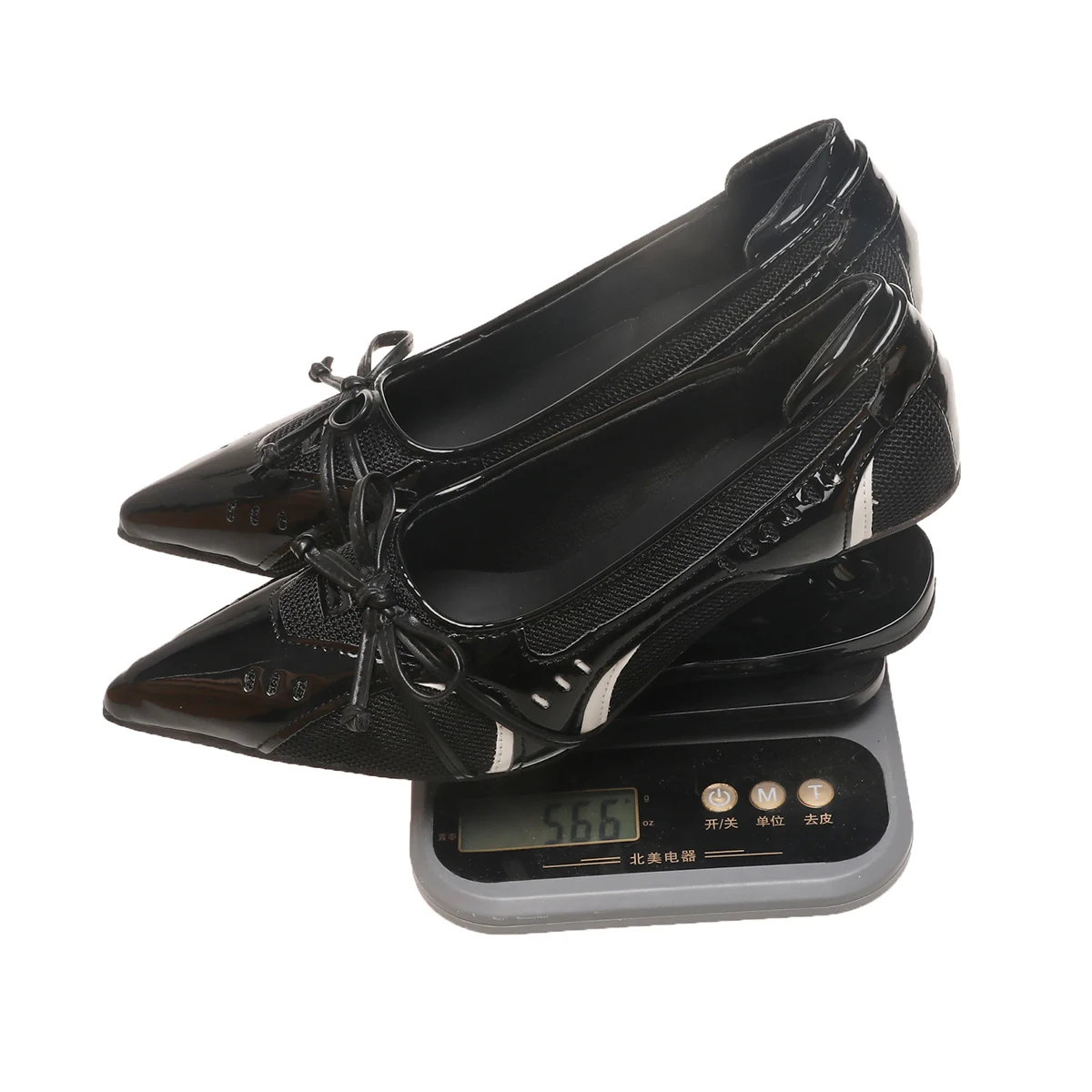 Four Seasons Mary Jane Schuhe mit speziell geformtem Absatz, spitzer Zehenpartie, High Heels für Damen, bequeme Einzelschuhe – Detail 12