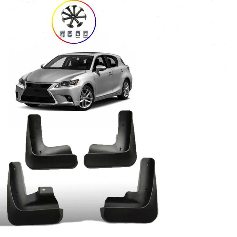 Car Fender Flares Mudguards Mud Flaps Splash Guard Mudguard For Lexus CT Series CT200H 2010 2011 2012 2013 2014 2015 2016 -2021