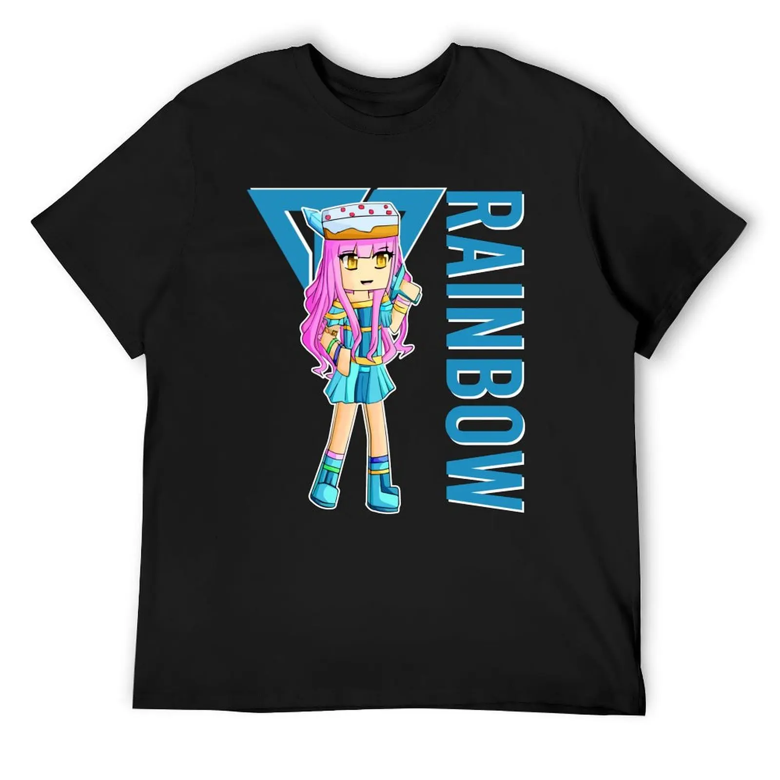 Rainbow gamer Itsfunneh Funneh Krew gamer fan art 2022 T-Shirt designer shirts summer clothes sublime plain men clothing