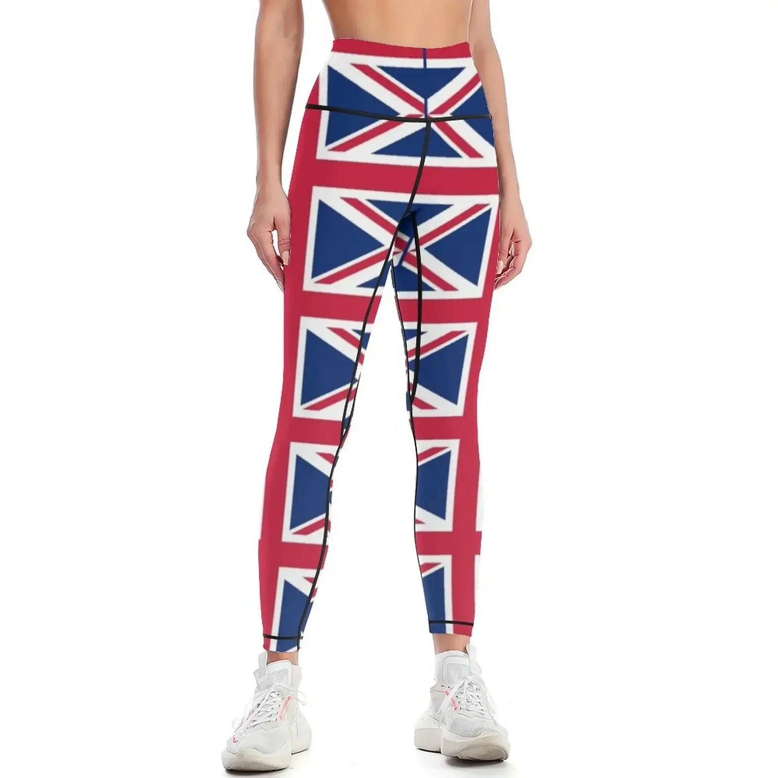 

British Union Jack Flag Socks Leggings trousers high waist Women's trousers Womens Leggings