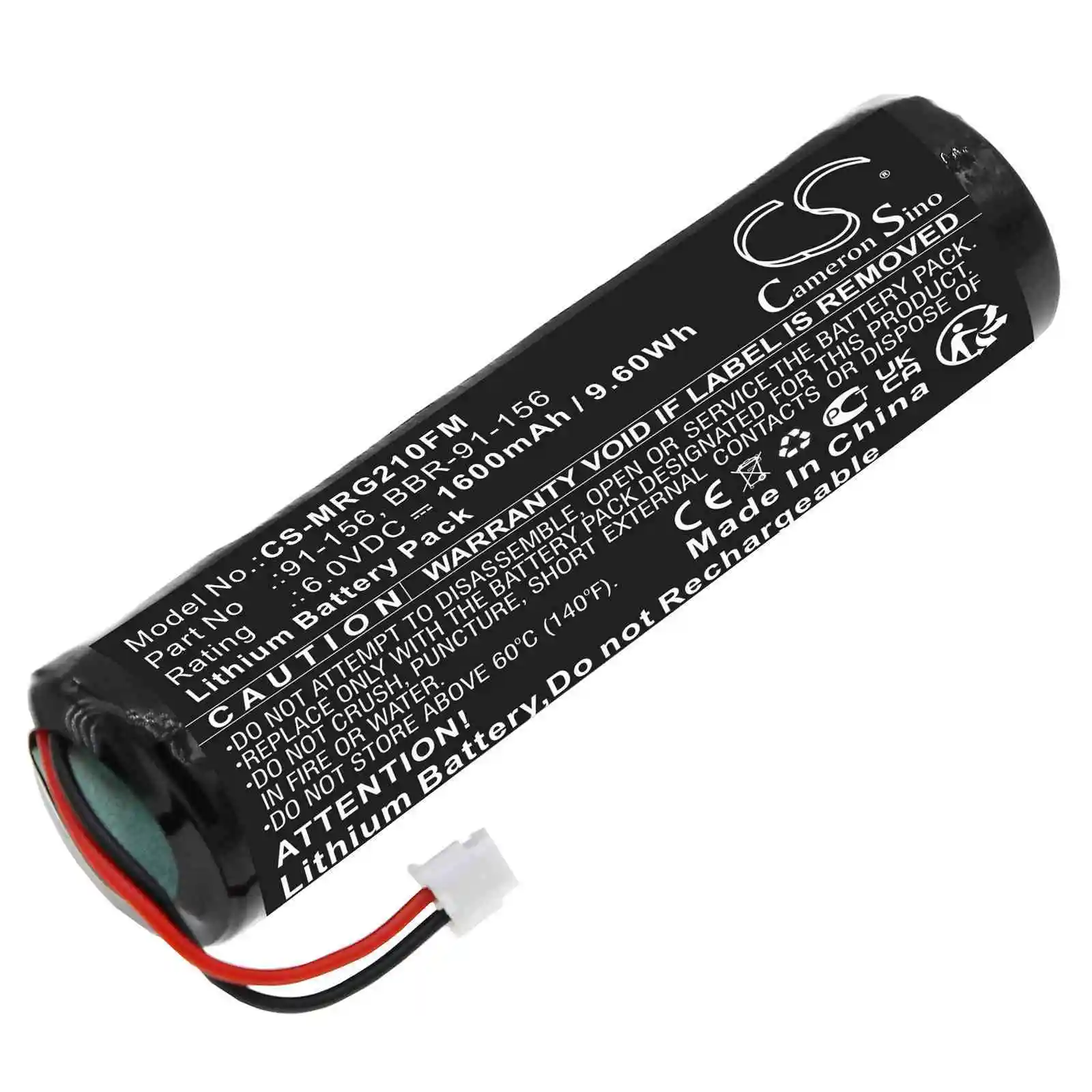 91-156   BBR-91-156  Battery For  McMurdo FastFind   Ranger 210  Ranger 220