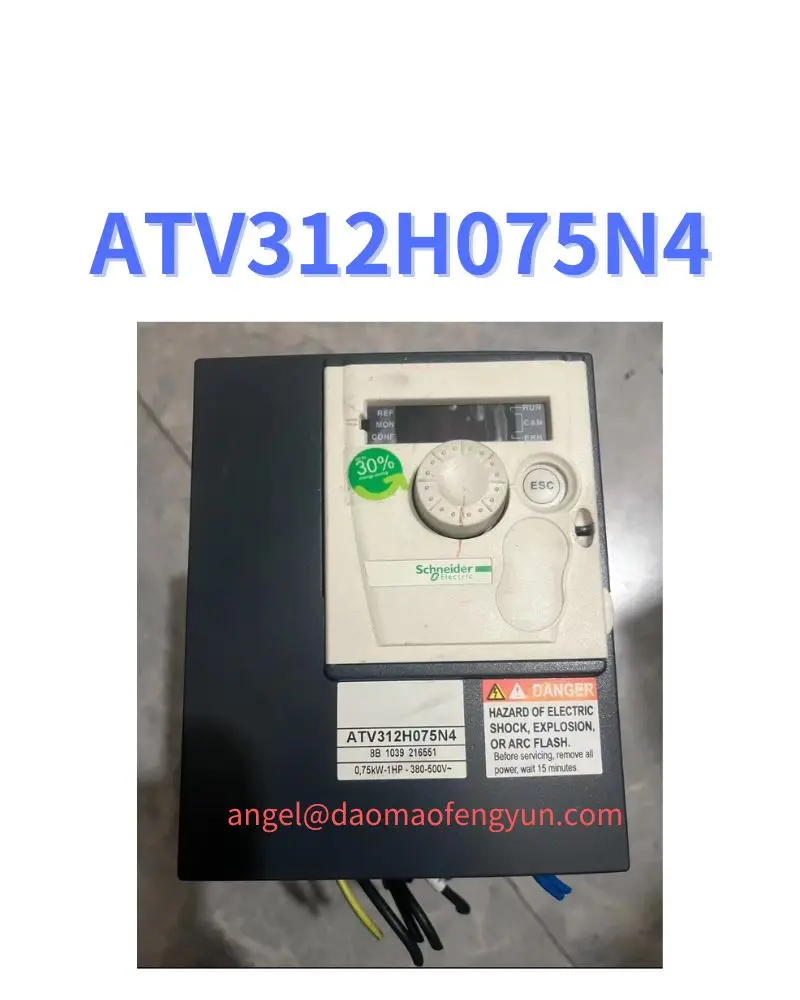 ATV312H075N4 Used inverter 0.75kW-1HP function operation ok