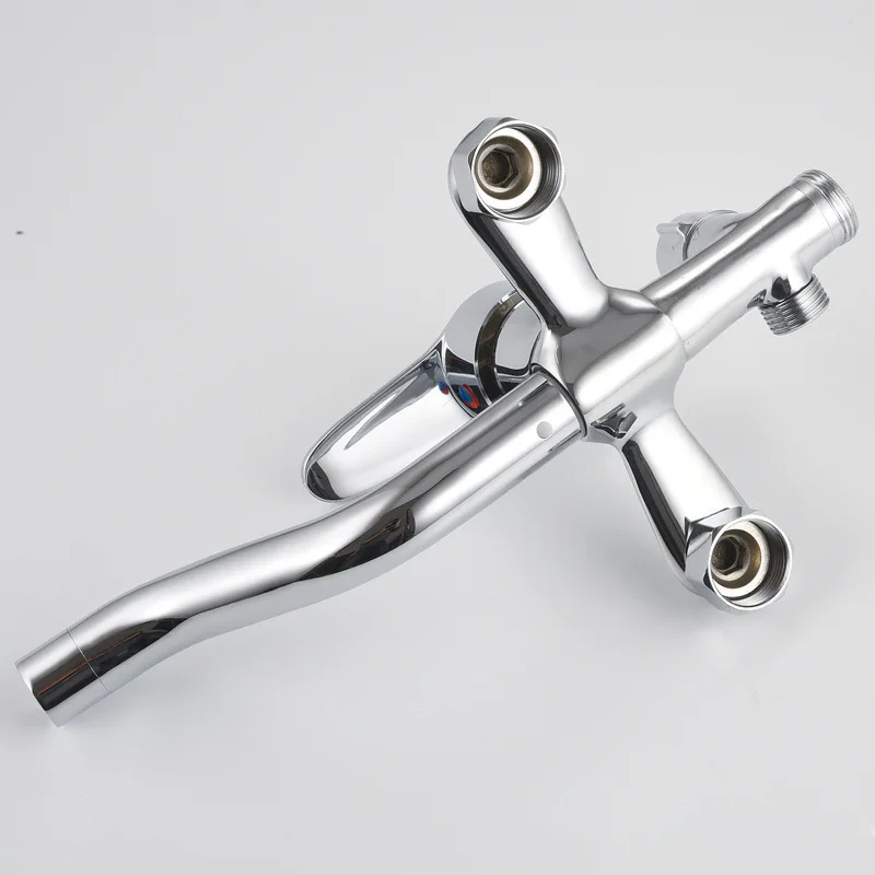 

1, смеситель для душа, скрытая ванная комната, трехступенчатая ванна, смеситель Donald Duck, смеситель для холодной и горячей воды