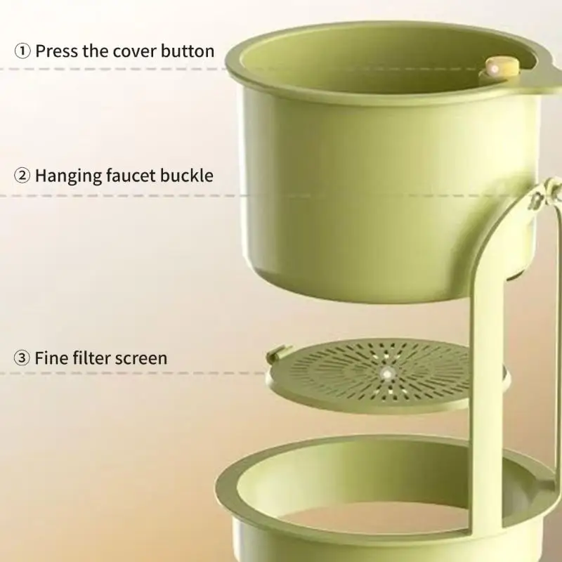 

3pcs Kitchens Sink Strainer Basket Sink Catcher Hanging for Fruits Vegetable
