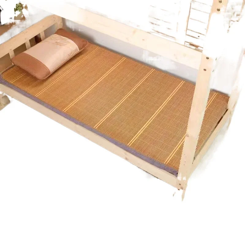 

Bamboo mat 1.5 Household mat foldable, double-sided ice silk mat 0.6 meters straw mat