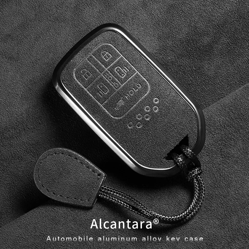 4 5 6 Button Remote Key Smart Keyless suede Car Key Case Cover for Honda Odyssey Elysion Key Case Key Cover Car Accessories