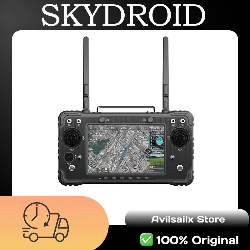 SKYDROID H16/H16Pro FPV: 10-30KM 1080P, display HD da 7", doppia antenna, valutazione IP, protezione industriale per drone e ambienti difficili