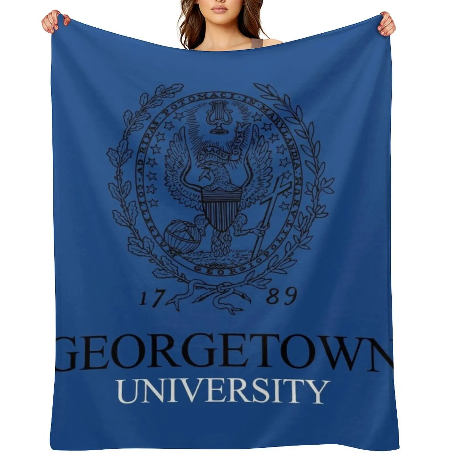 

Georgetown University Throw Blanket blankets ands Weighted Cute Vintage Blankets