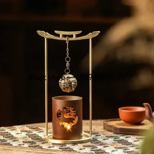 XL4-1 handle smoker household candle holder indoor Chinese retro aromatherapy stove tea table