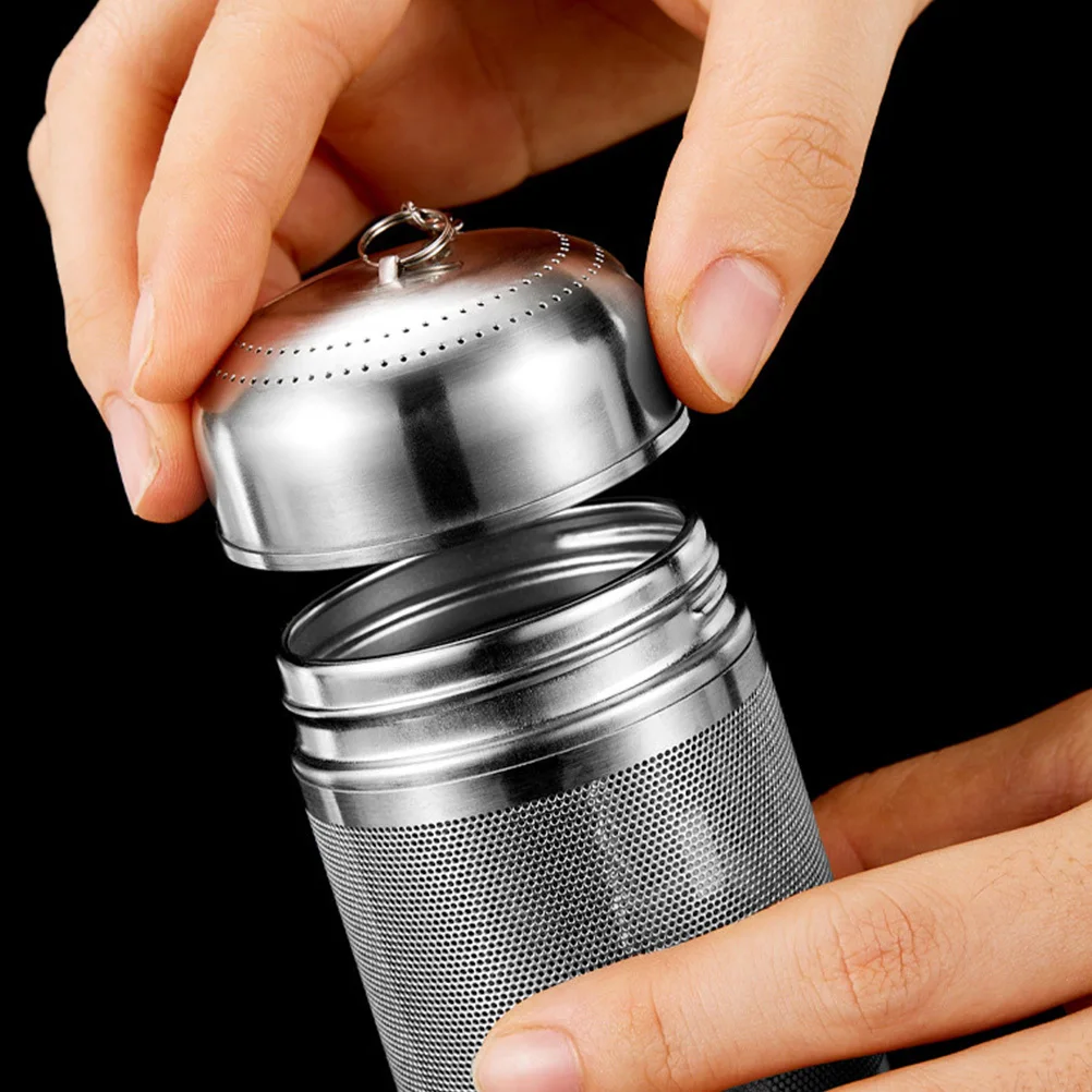 

Stainless Steel Seasoning Strainer Ball Fine Mesh Tea Infuser for Loose Leaf Spice Chinese Medicine Soup Brine Hot Pot Cooking