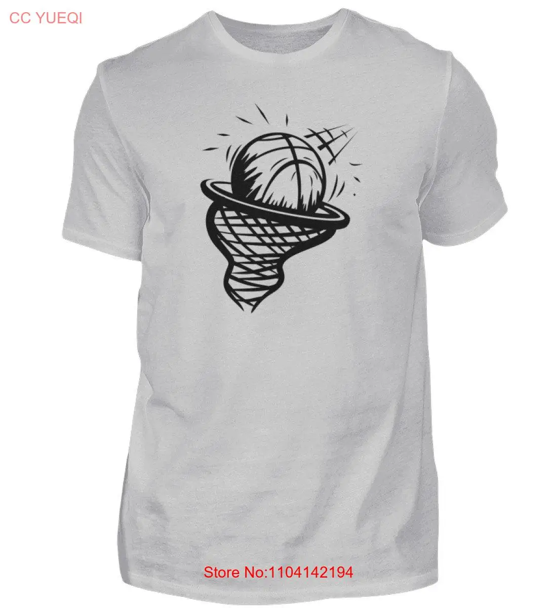 Basketball player Basket idea T Shirt Men's long or short sleeves