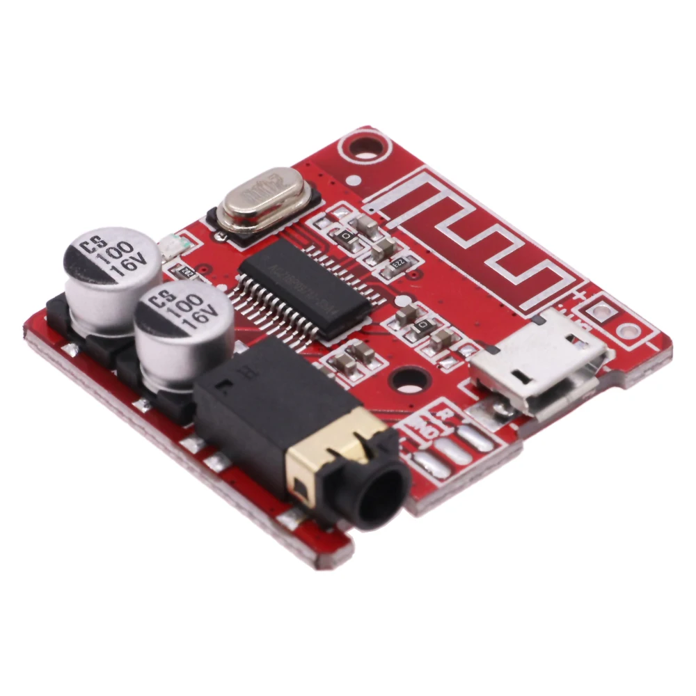 DIY Bluetooth Audio Receiver Board TYPE-C Bluetooth 5.0 MP3 Lossless Car Audio Decoder Board Wireless Stereo Music Module 3.7-5V