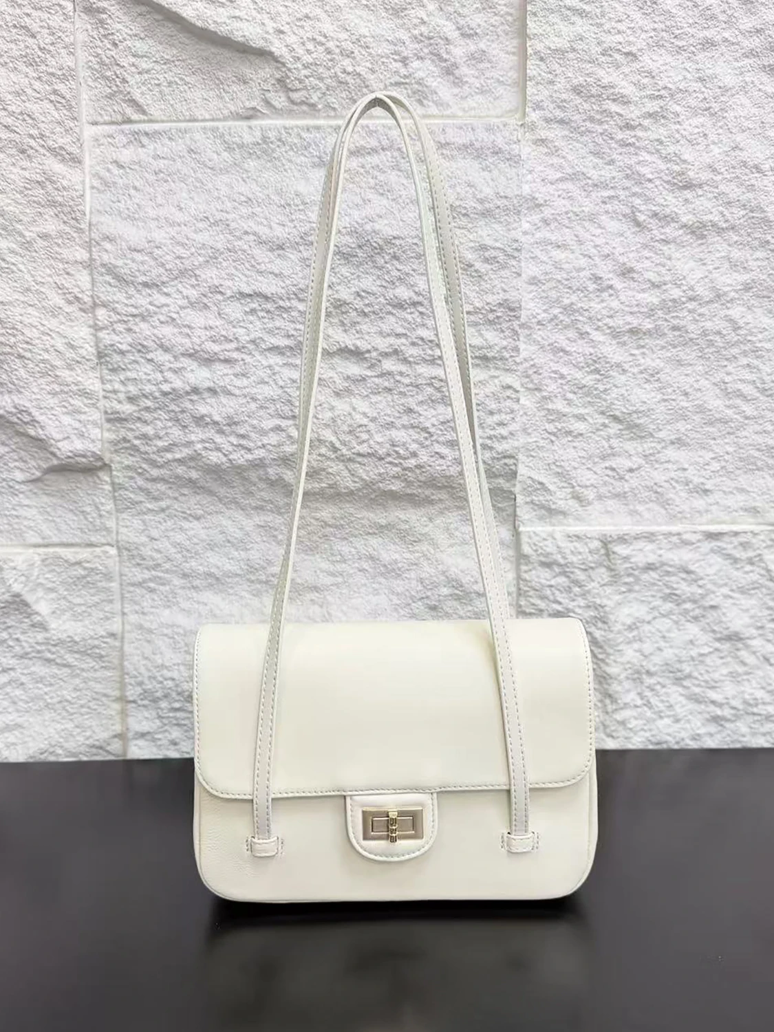 Small Square Bag Underarm Top Layer Sheepskin French Bread Single Shoulder Bag Handbag Women 2026 New Spring Casual Simple St...