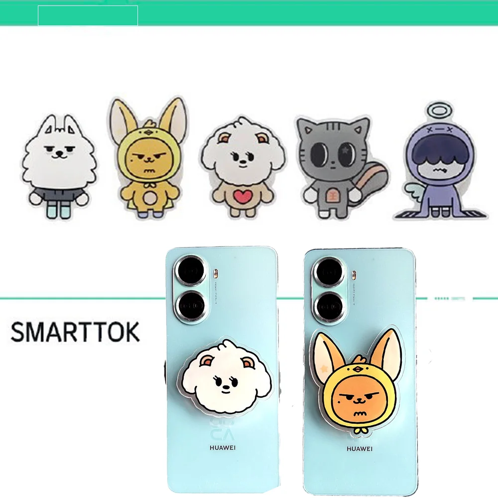 KPOP Star PPULBATU Cartoon Mobile Phone Holder SooBin YeonJun TaeHyun BeomGyu Doll SMAETTOK MOA Fans Collection Gifts