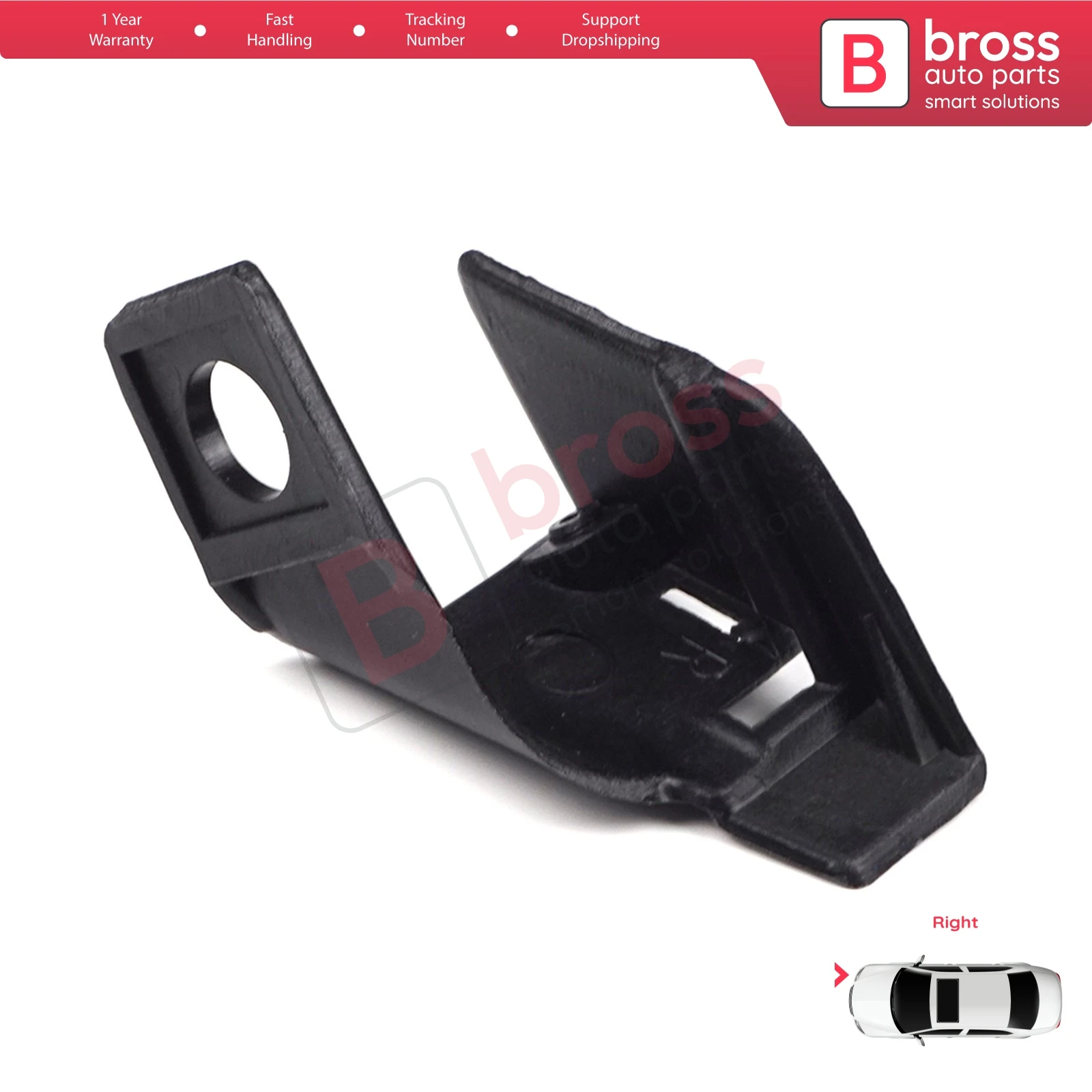 BHL19 Headlight Housing Repair Mount Holder Bracket Tab Clips Kit Right for Seat Leon MK2 1P Toledo MK3 5P Altea 5P 5P1941005