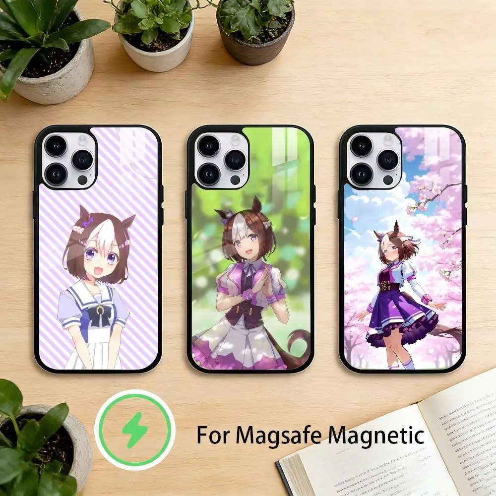 

U-uma M-musume pretty derby Phone Case For iPhone 17/16/15/14/13/12/Plus/Pro/Max for Magnetic Wireless Charging