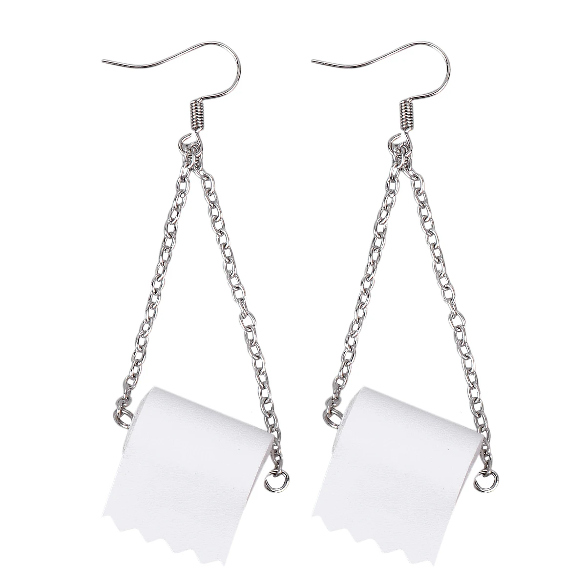 

2 Pairs Roll Paper Earrings Women Eardrop Lightweight Jewelry Gift Charm Fashion Accessories Daily Life Photo Prop
