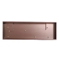 KBDFANS TOFU65 Keyboard Metal Case Chocolate color CNC Aluminum with weight bar