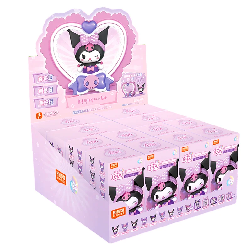 BLOKEES Sanrio Kuromi Anime Action Figur Modell Blind Box Magnetische Anziehung Spielzeug Figur Desktop Dekoration Weihnachten Geschenke – Detail 9