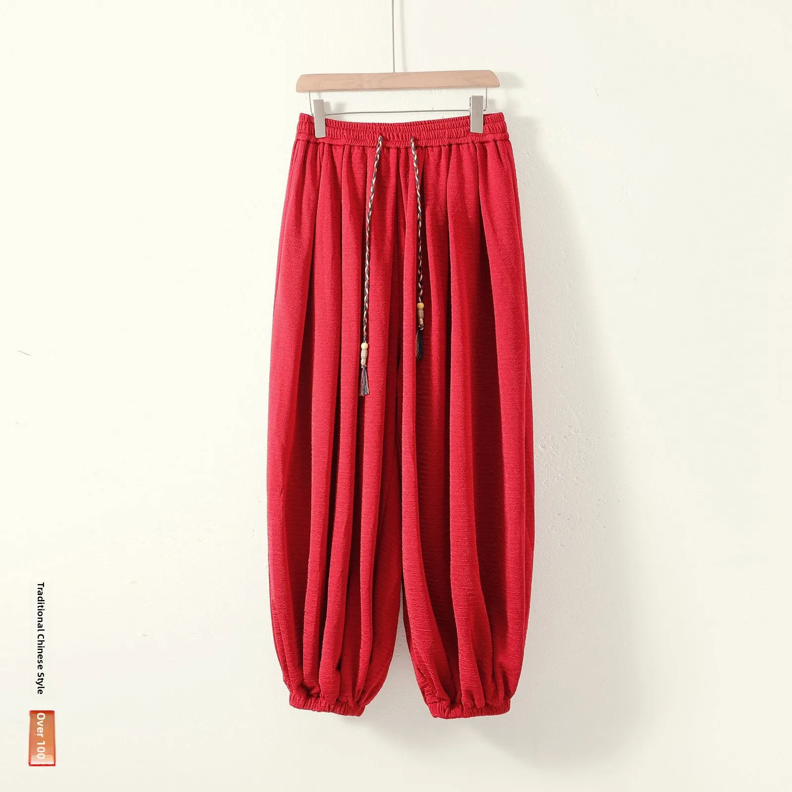 

Мужские летние свободные брюки из девяти частей, длинные, из ледяного шелка, с охлаждающим эффектом, прямого кроя, со средней посадкой