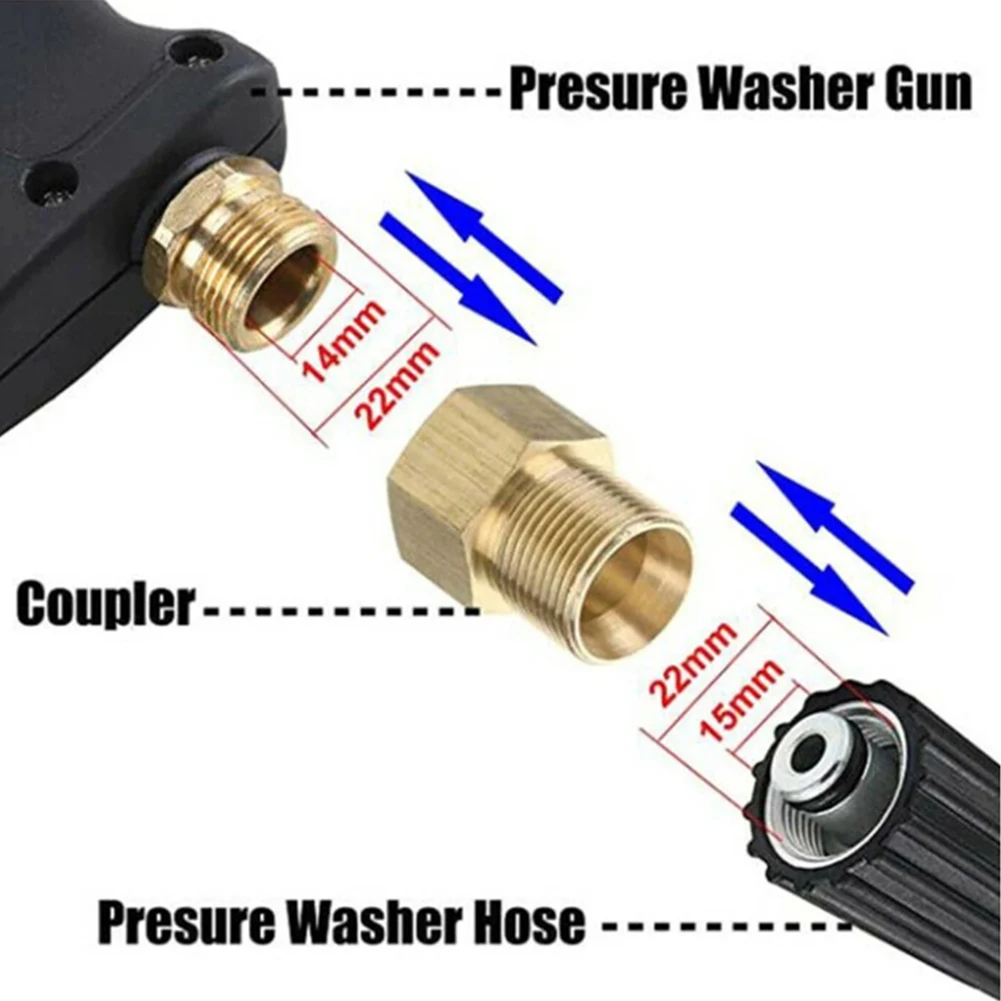 

Female Male Brass Joint hexagonal quick Connector External thread Shape Internal Connect