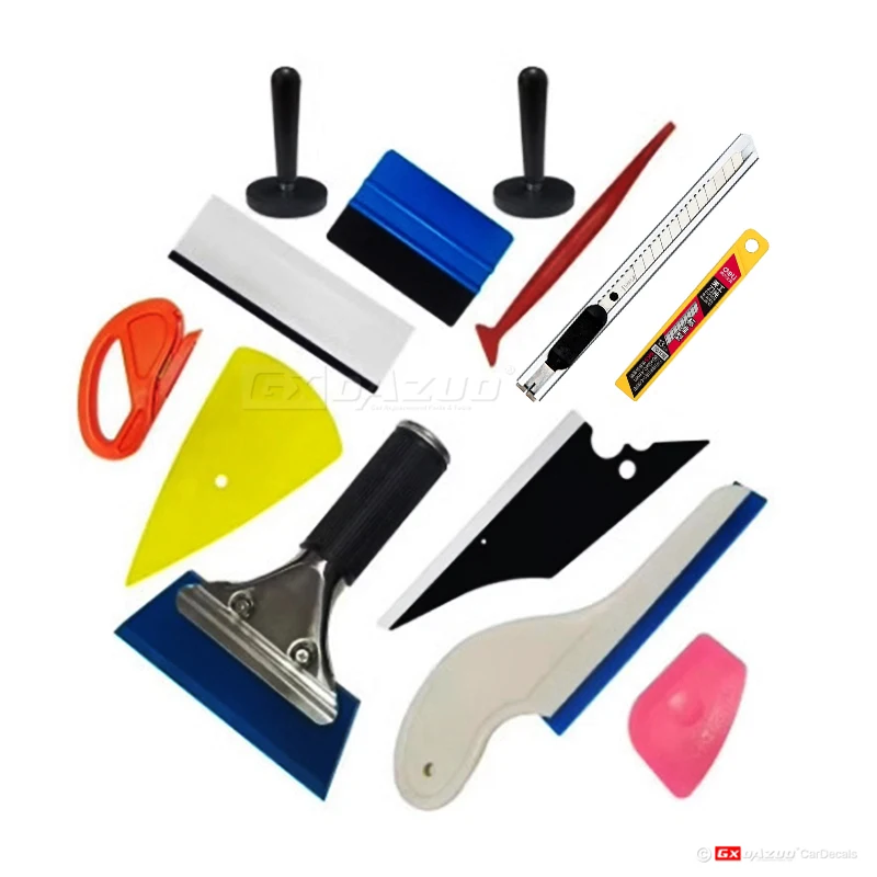 Window Film Equipment Complete Application Installation Tools Vinyl Cleaning Kit Squeegee Felt Fabric Set