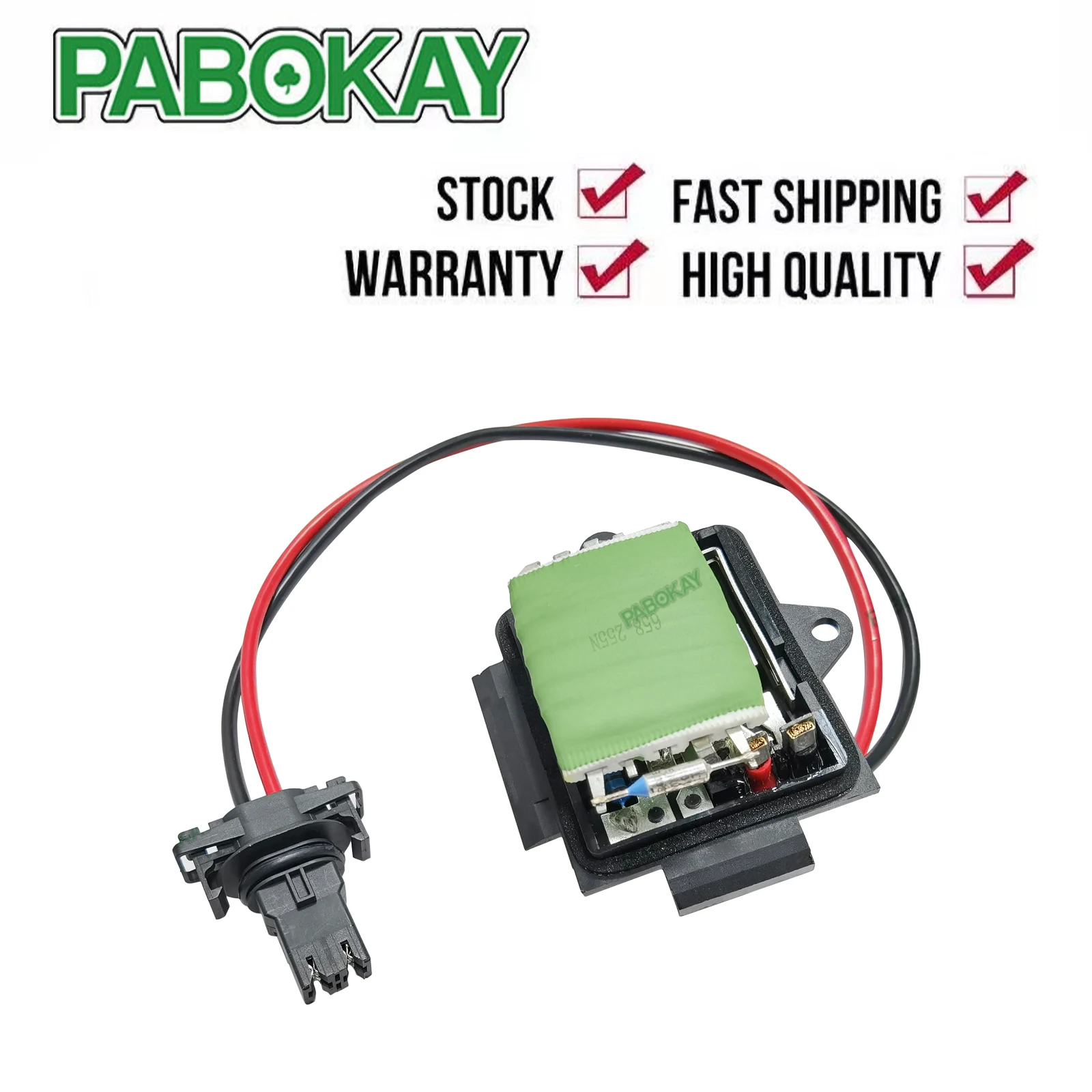 

For 1997-1999 Renault Megane Scenic A/C Heater Blower Motor Resistor 7701046943 515084