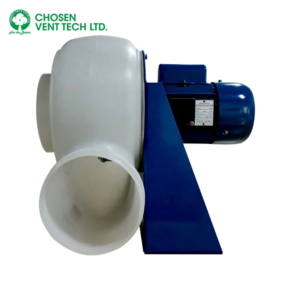 Better Efficiency Industrial Chemical Anti Corrosion Plastic PP Centrifugal Blower Fan for Chemical industry