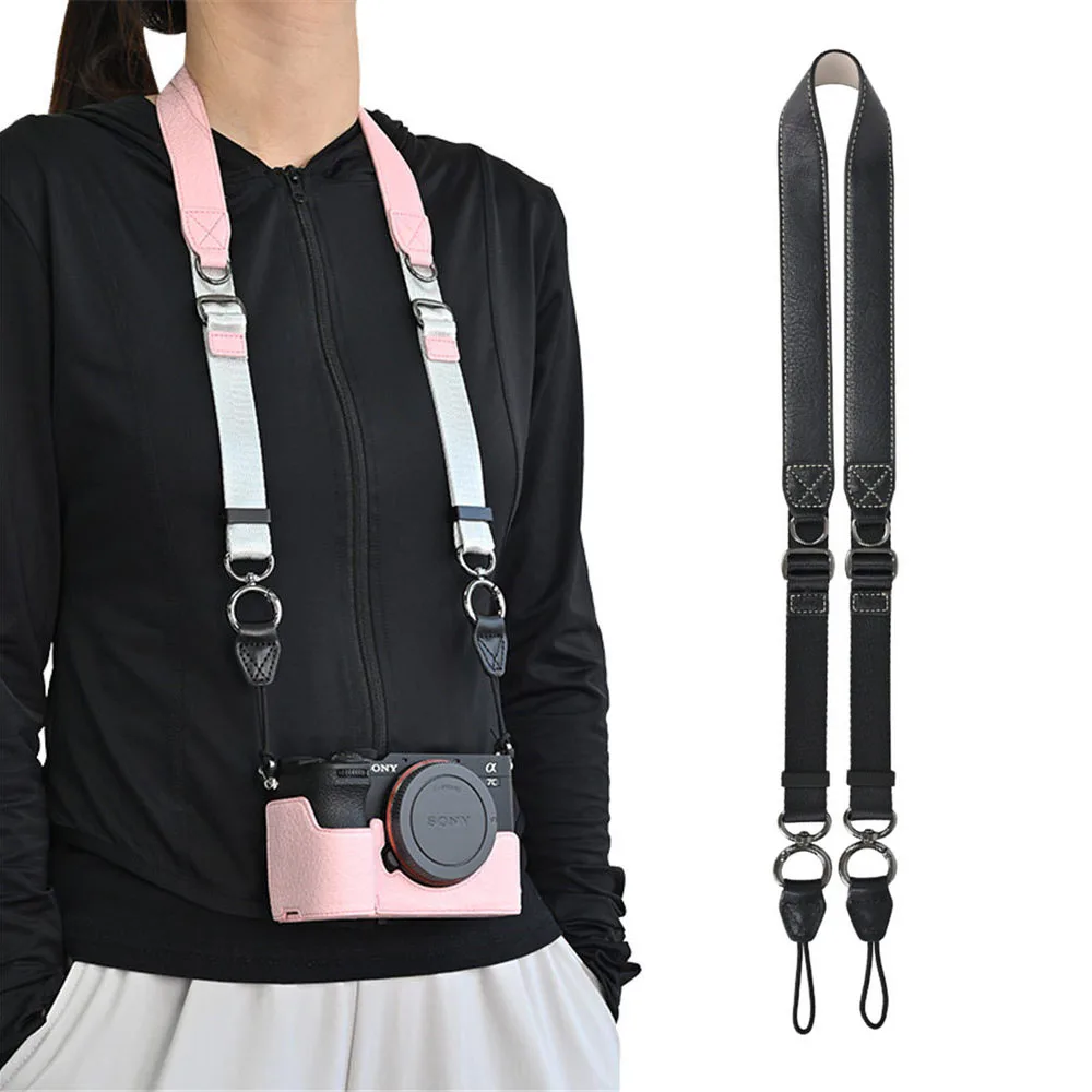 Universal Camera Shoulder Neck Strap for Nikon Canon Panasonic Leica Sony Fujifilm DSLR Mirrorless Accessories