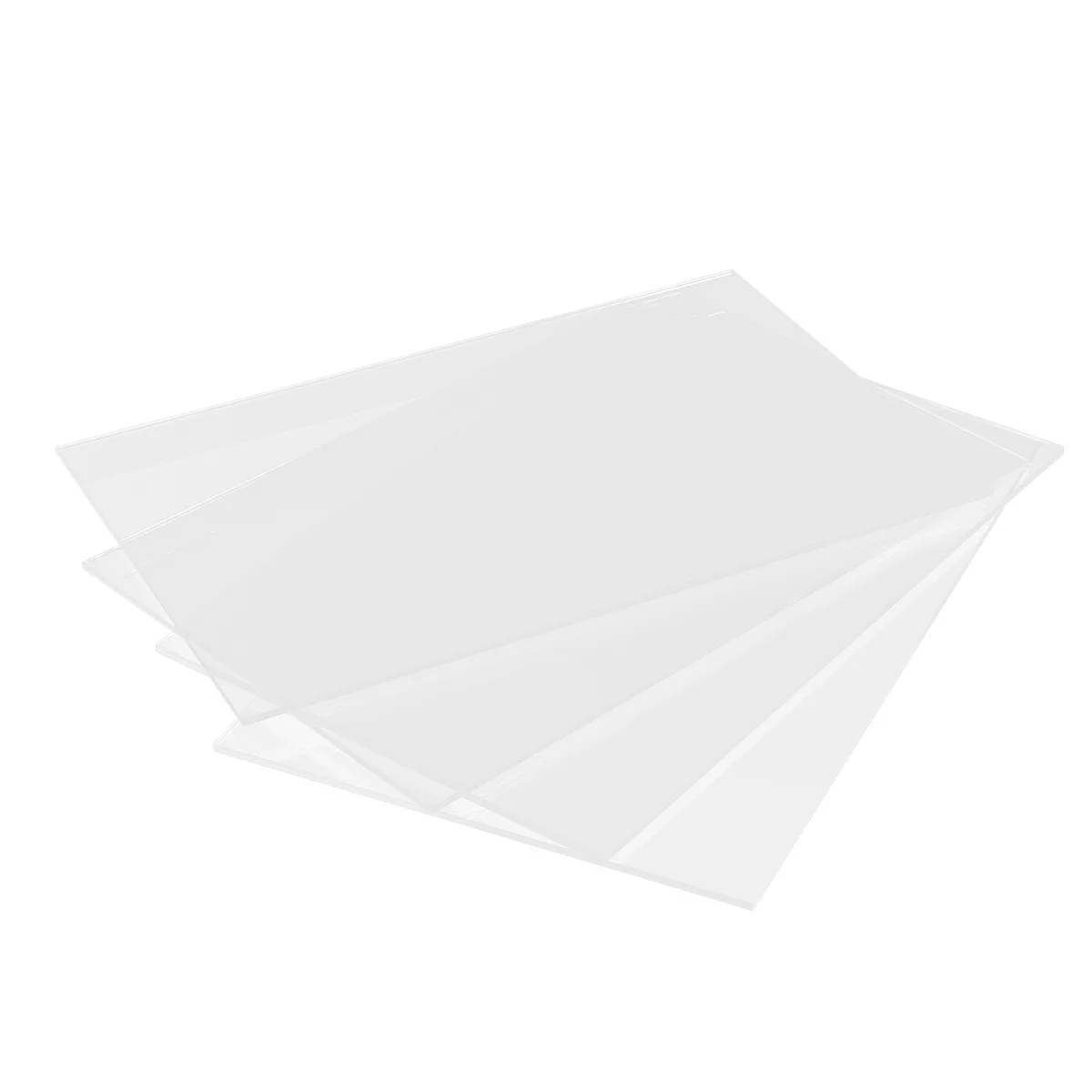 

4pc Laser Cut Plastic Sheets Transparent Acrylic Diy Keychain Template Craft Making Pattern Cutting Tool Stencil Pendant