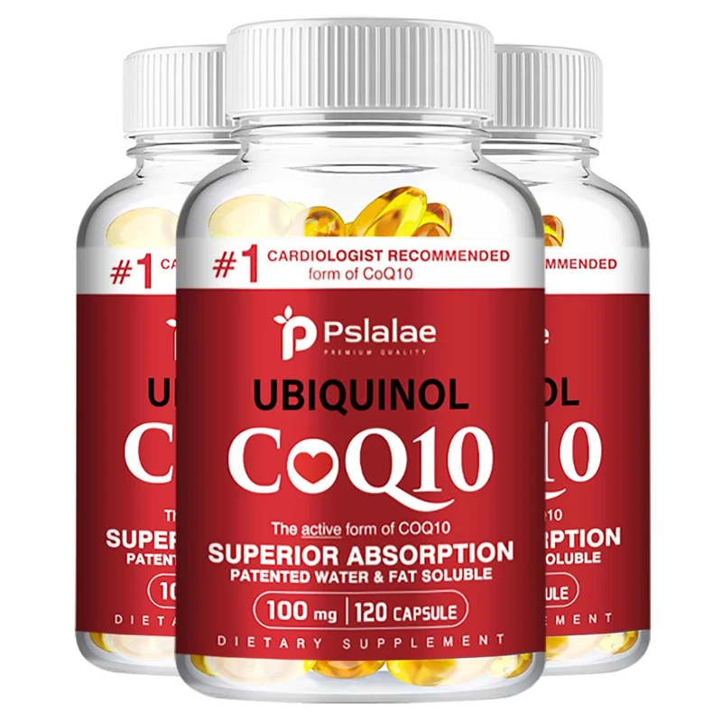 CoQ10 Capsules 100mg - Provides Energy, Supports Joint Health, Promotes Cardiovascular Health, and Maintains Heart Health
