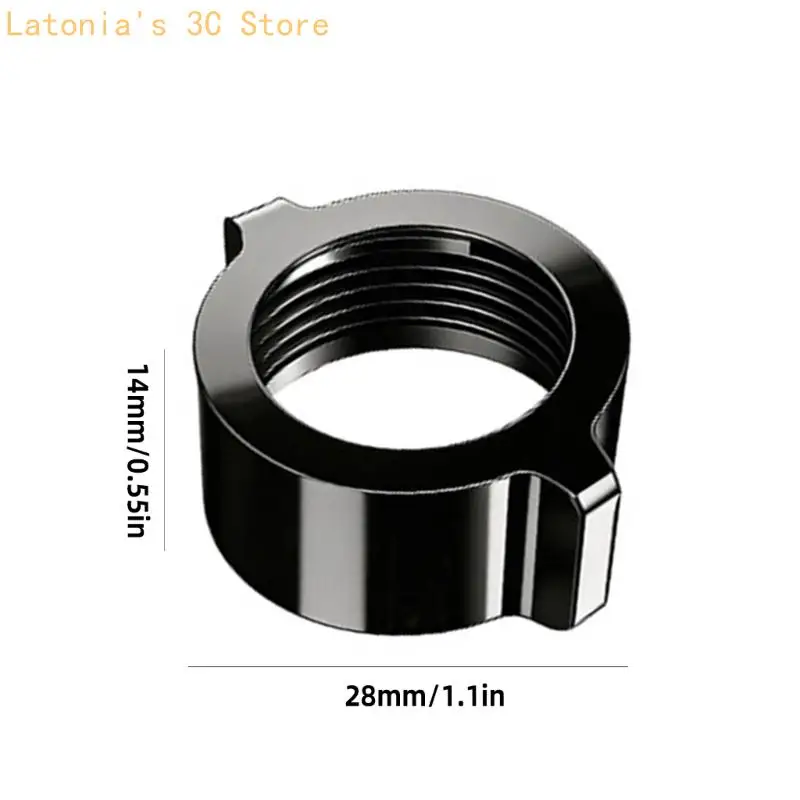 Universal 17Mm Kugelgelenk Schraube Mutter Adapter Für Einstellbare Telefon Ständer Und Dashboard Auto Halterung Metall – Detail 6