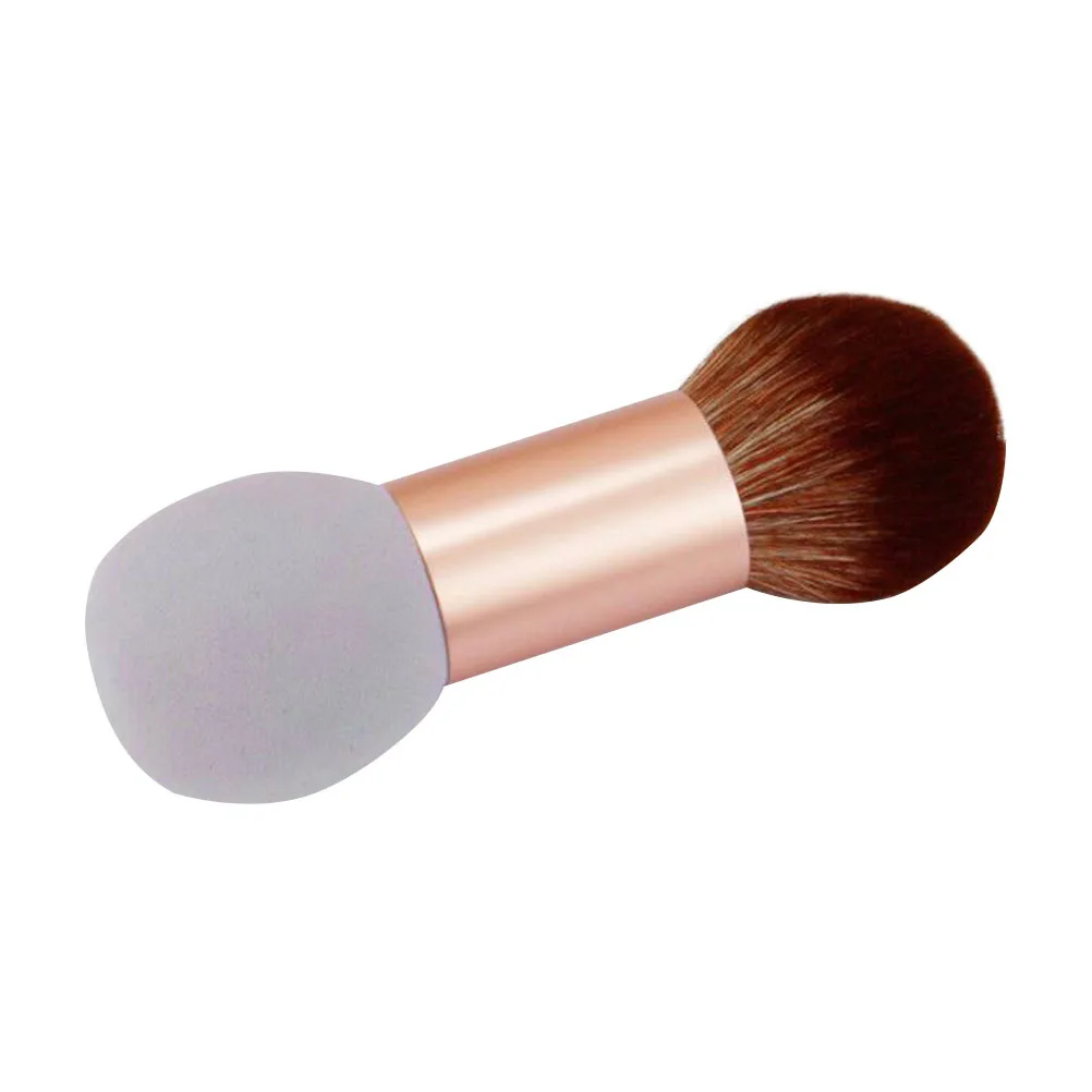 

1Pcs Brush Artificial Fiber Dual Headed Design Easy to Carry and Use for Girlfriend Wife Cosmetics Brush