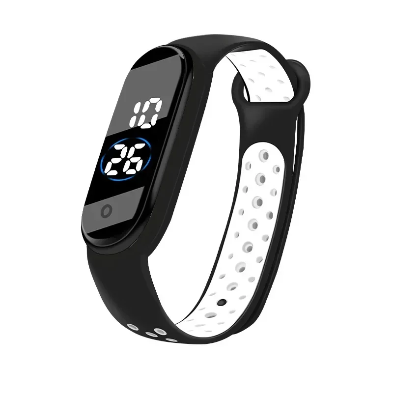 Mode sporthorloge voor kinderen kinderen waterdicht led digitaal horloge ultralichte siliconen band tiener jongens meisjes polshorloge unisex