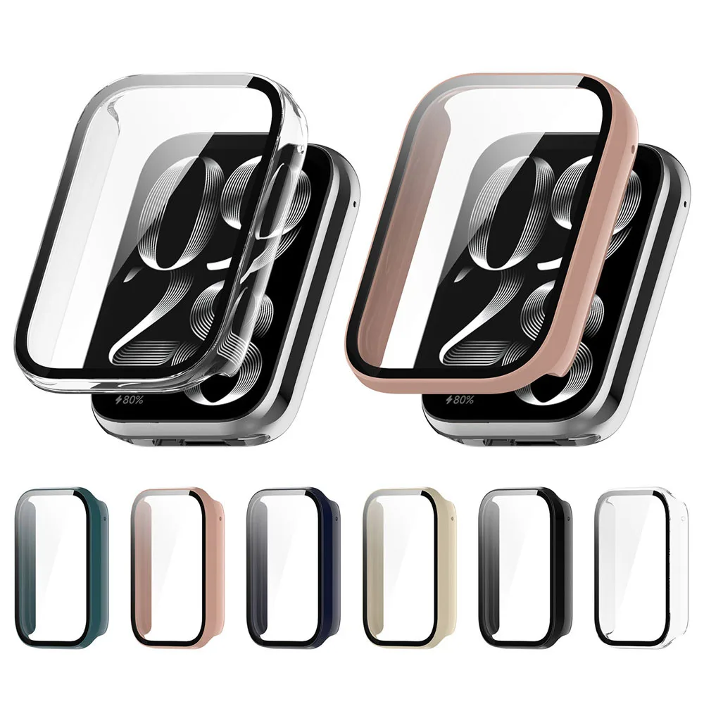 BEHUA Pc Protective Case For Xiaomi Mi Band 8 pro Smart Screen Protector For Mi Smart Band 8 Pro Cover Shell+Tempered Glass Film