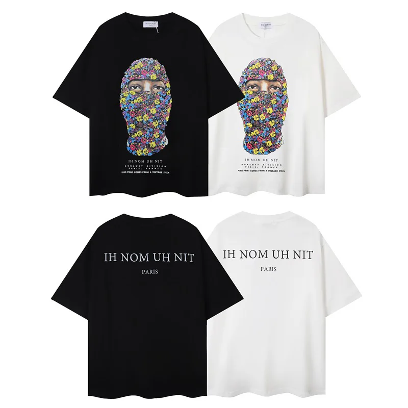 

IH NOM UH NIT T-shirts Men Woman 1:1 High Quality Cotton Simple Short Sleeve Digital Direct Printing Outdoor Tops Tee