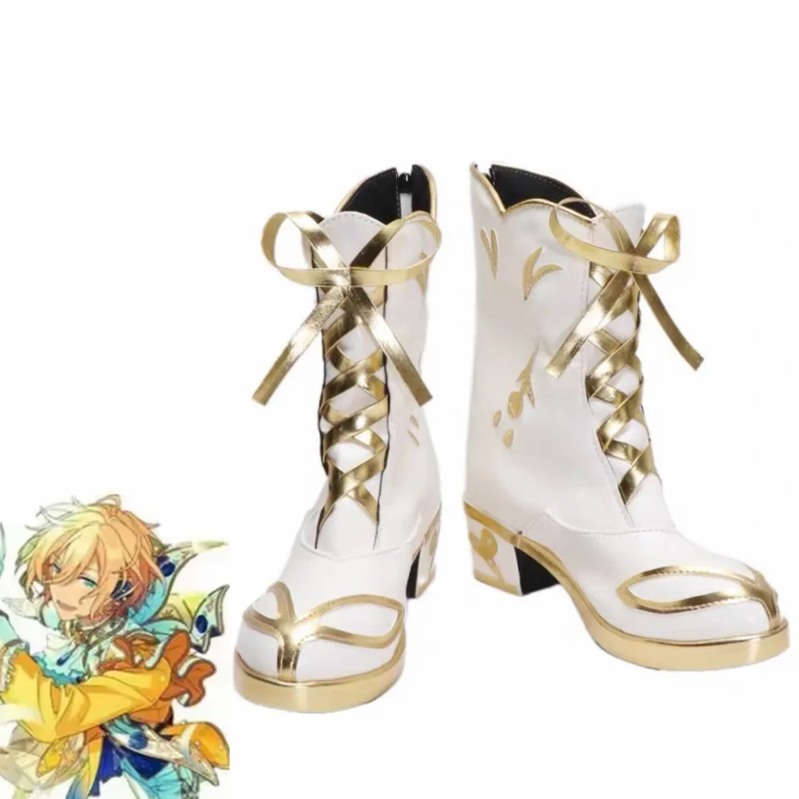 

Ensemble Stars Fine Cosplay Shoes Nagisa Ran Aoba Tsumugi Tomoe Hiyori Tenshouin Eichi Cosplay Boots