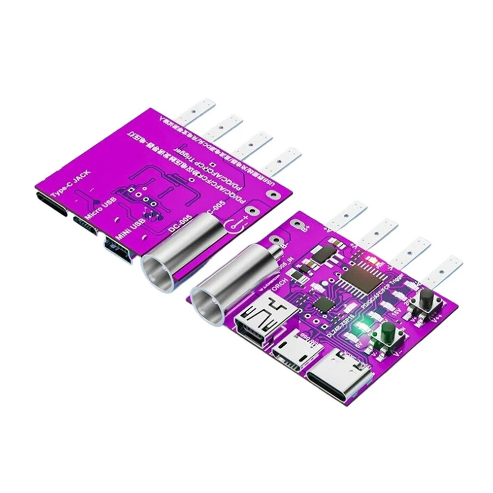 140W USB T-ype-C PD 3.1 Protocol Tester Fast Charging Voltage Trigger Board For Power Supply Aging Test, Compact Metal Design