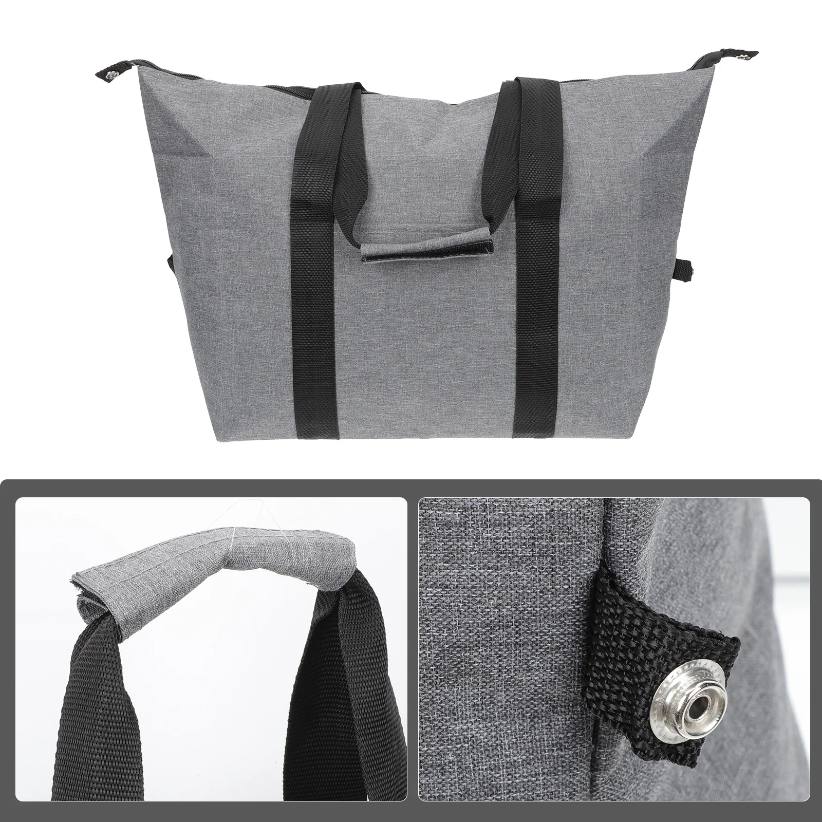 

Oxford Cloth Insulation Bag Easy Clean Suitable All Age Groups Store Lunch Snacks Water Bottle Lunch Bag