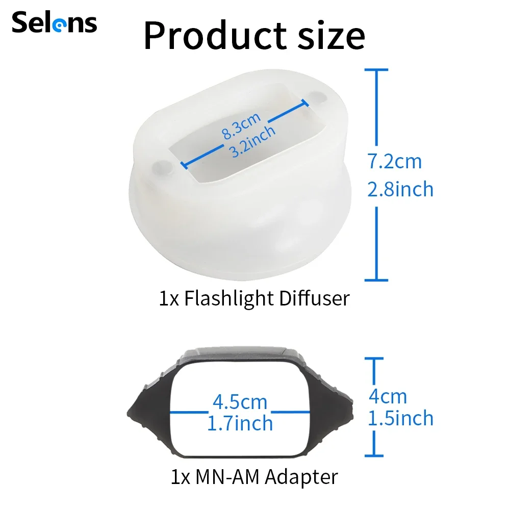 Imagem -06 - Selens-magnetic Silicone Sphere Flash Difusor Mn-am Base Iluminação Dobrável Kit Modificador Flash Velocidadelight