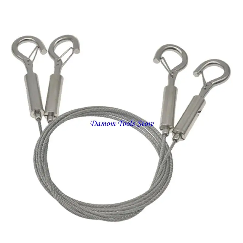 57BE 2pcs Steel Wire Weight  Cable Adjustable Cable for Indoor & Outdoor Use