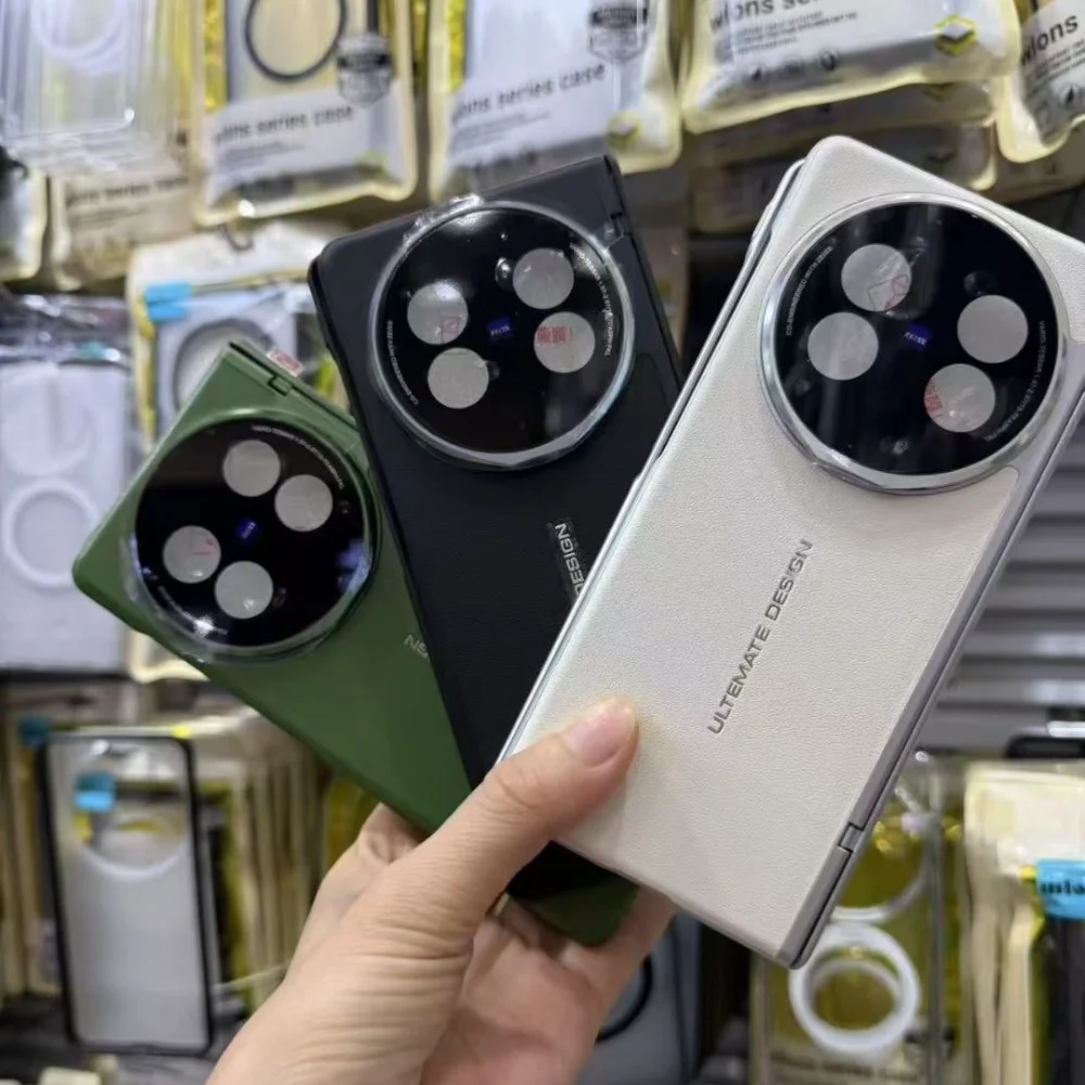 

Роскошный кожаный чехол для VIVO X Fold 5, 360 ° Держатель для камеры HD, чехол для телефона VIVO X Fold5, противоударный складной бампер, принципиально